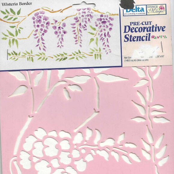 Delta Stencil Magic ~ 5 florals - Picture 1 of 4